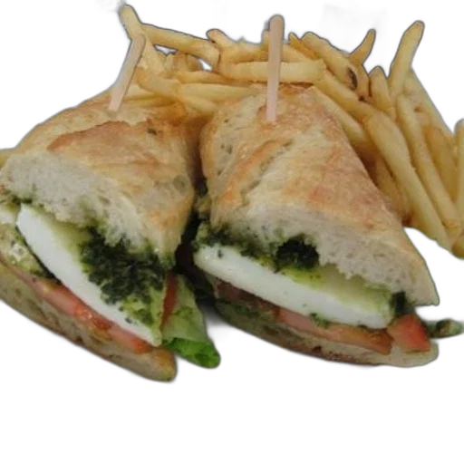food, photorealistic, 3d render, sandwich transparent PNG cut-out