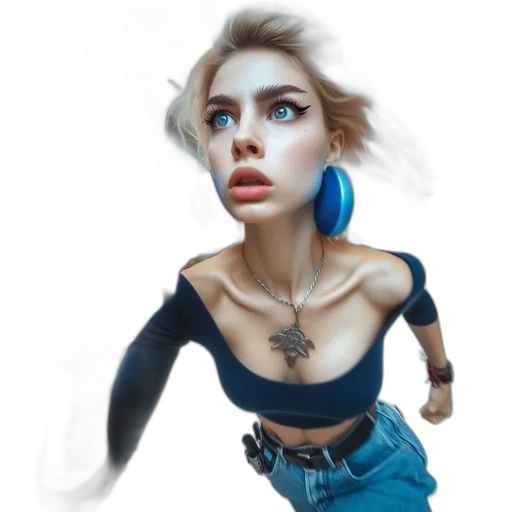 jewelry, face, dress, concept art transparent PNG cut-out