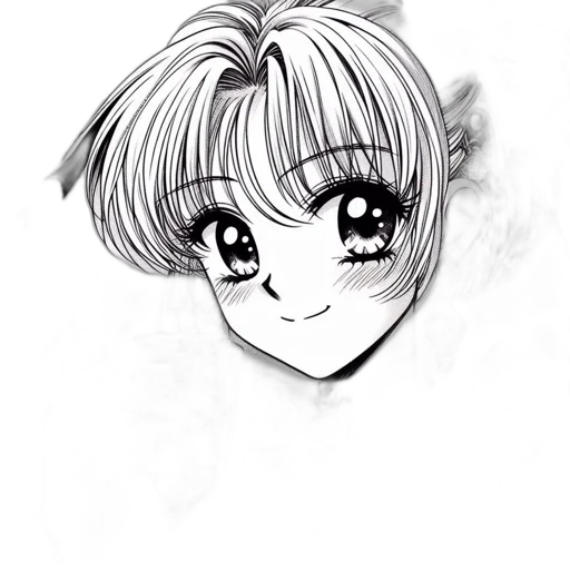 face, mask, hair, creature transparent PNG cut-out