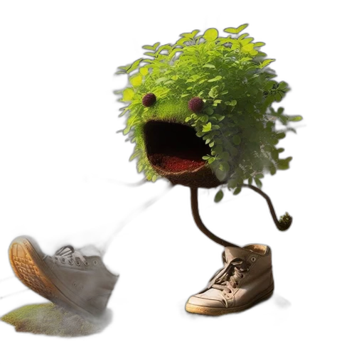 tree, shoes, creature, animal transparent PNG cut-out