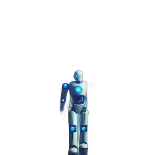 robot, staff, weapon, sword transparent PNG cut-out