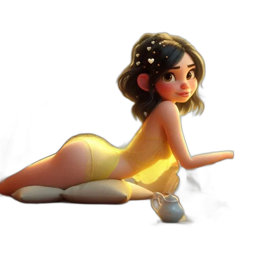 dress, robot, staff, concept art transparent PNG cut-out