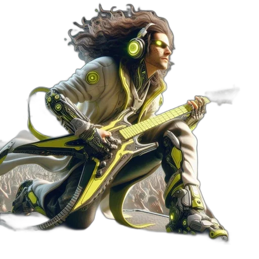 weapon, cyberpunk, concept art, fantasy art transparent PNG cut-out