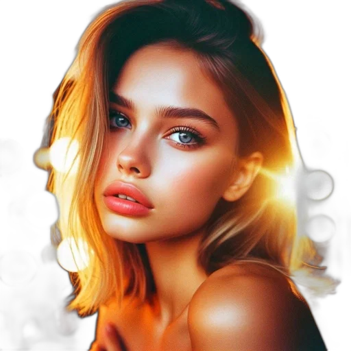 face, jewelry, hair, crown transparent PNG cut-out