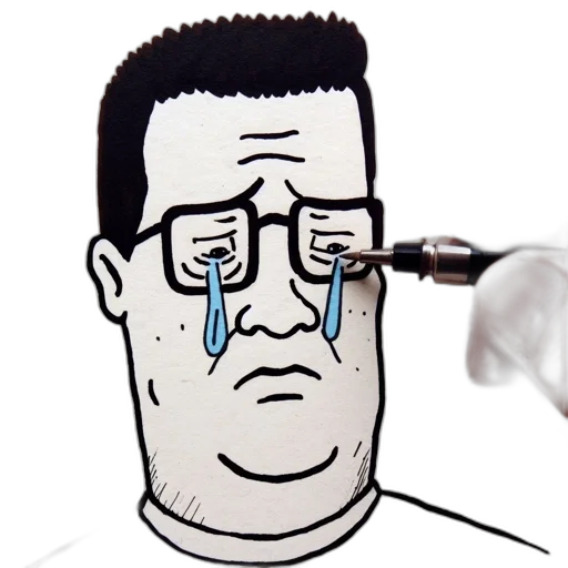 staff, face, hair, robot transparent PNG cut-out