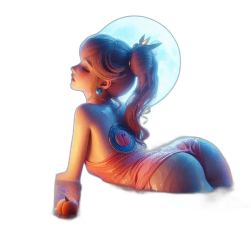hair, creature, concept art, fantasy art transparent PNG cut-out