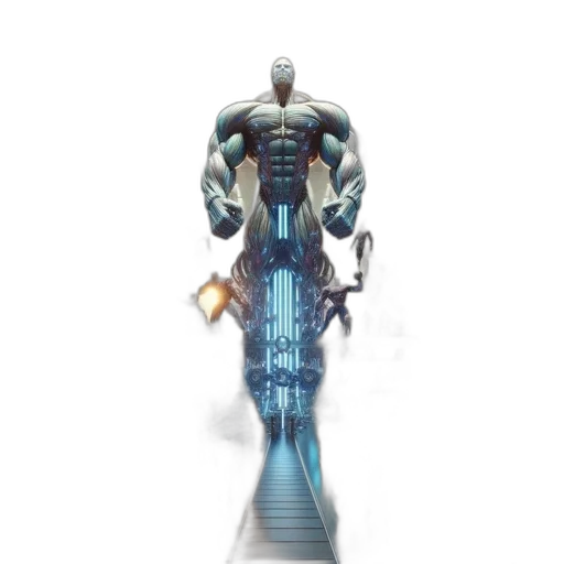 robot, sword, weapon, staff transparent PNG cut-out