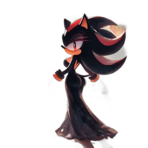 dress, creature, staff, mask transparent PNG cut-out