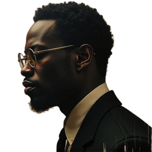 face, jacket, photorealistic, nat transparent PNG cut-out