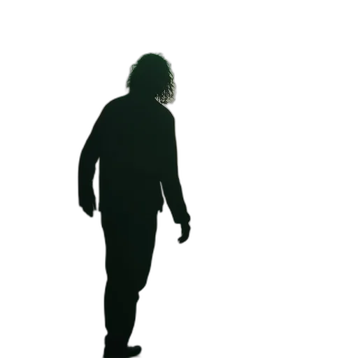 staff, jacket, hair, creature transparent PNG cut-out