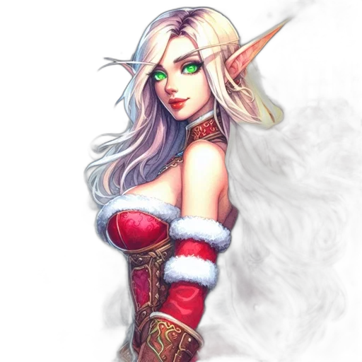 staff, dragon, dress, fantasy art transparent PNG cut-out