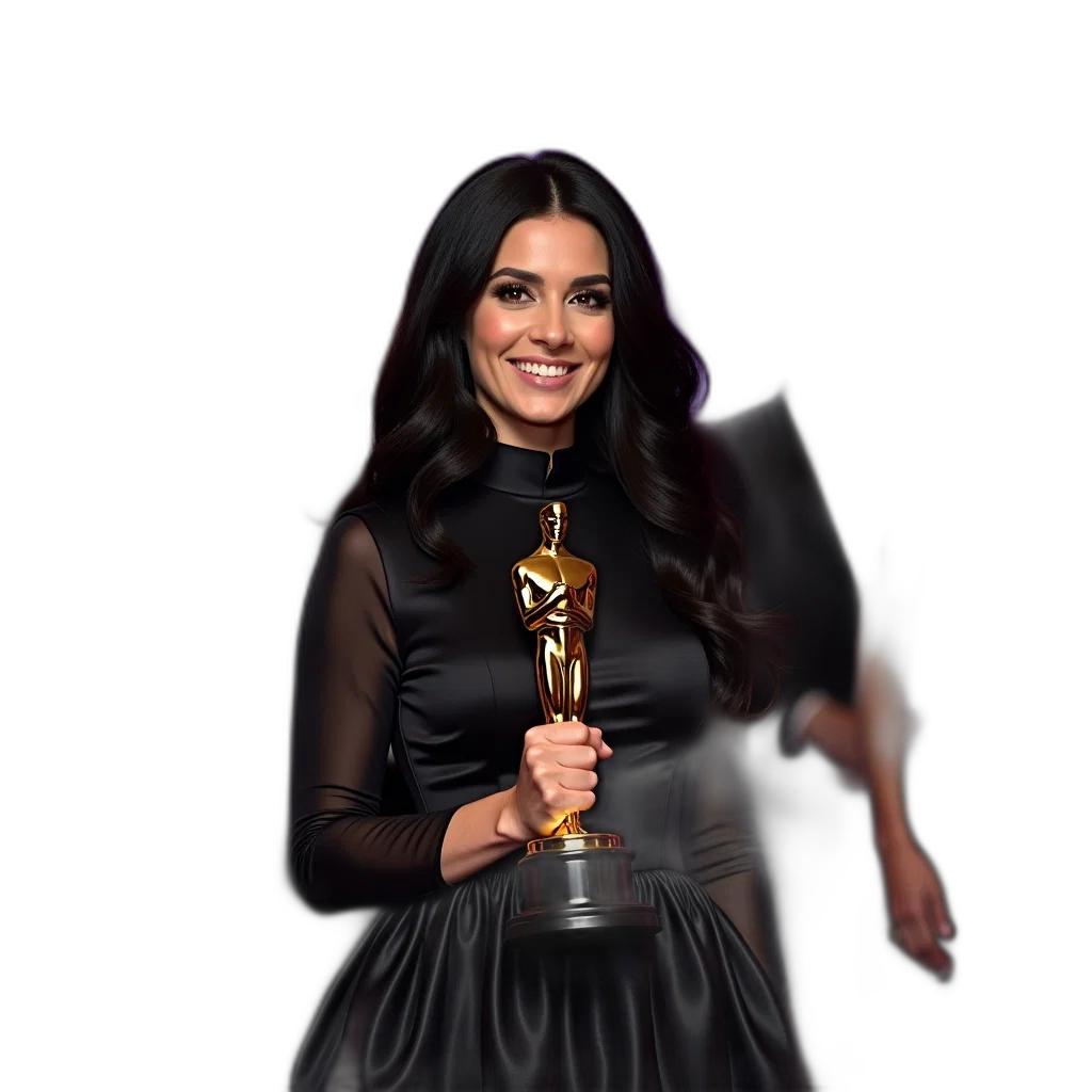 dress, staff, woman, long transparent PNG cut-out