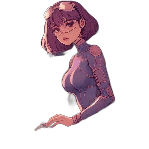 robot, dress, jacket, concept art transparent PNG cut-out