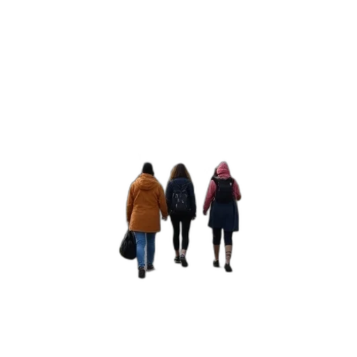 jacket, umbrella, staff, hat transparent PNG cut-out