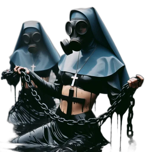 concept art, comic book art, individuals, dark transparent PNG cut-out