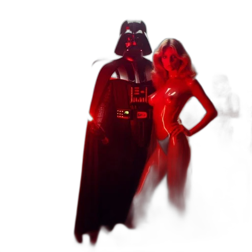 mask, dress, comic book art, concept art transparent PNG cut-out
