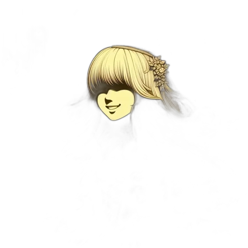 mask, hair, face, crown transparent PNG cut-out