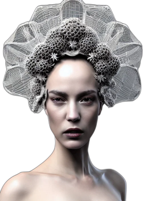 crown, hat, hair, face transparent PNG cut-out