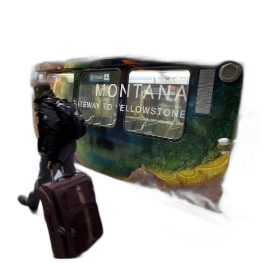 concept art, train, words, montana transparent PNG cut-out
