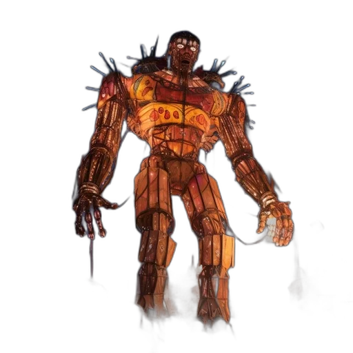 robot, concept art, 3d render, fantasy art transparent PNG cut-out
