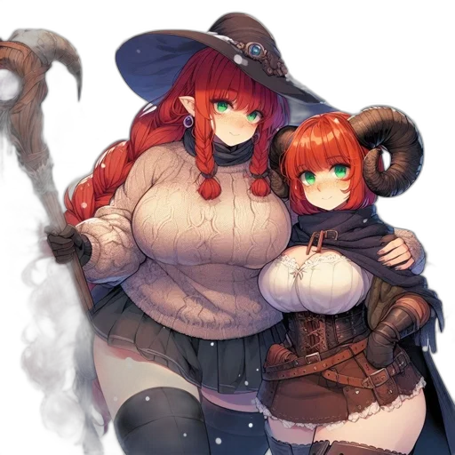 staff, weapon, hat, fantasy art transparent PNG cut-out