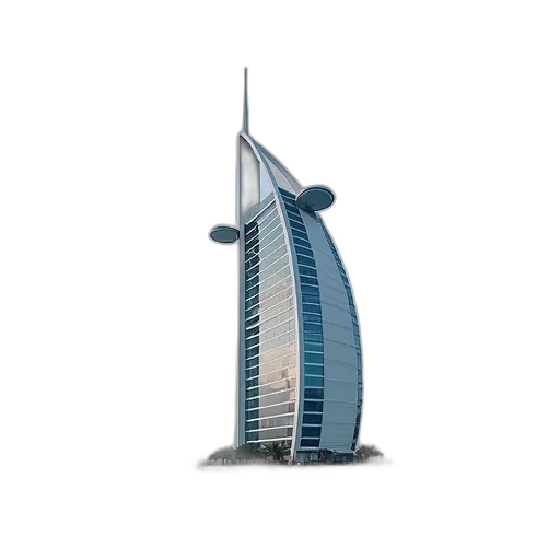 building, dragon, 3d render, photorealistic transparent PNG cut-out