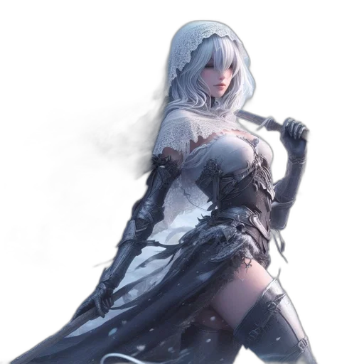 sword, weapon, dress, staff transparent PNG cut-out