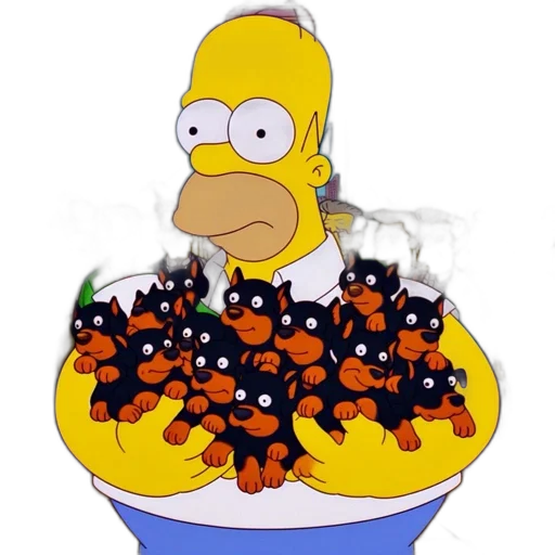 food, fire, episode, simpsons transparent PNG cut-out