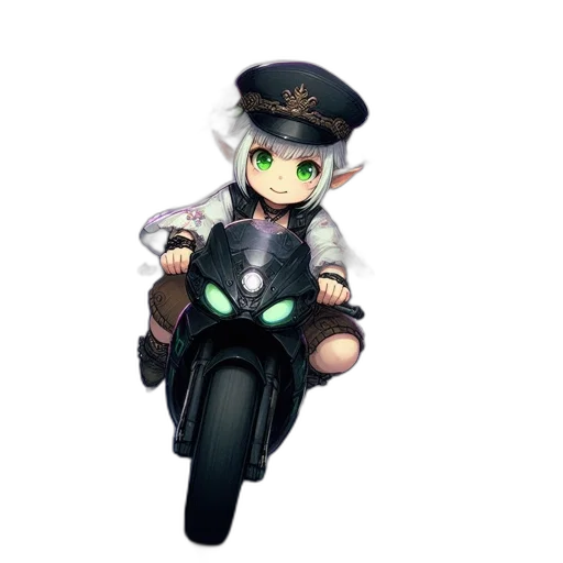 staff, weapon, hat, robot transparent PNG cut-out