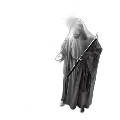 staff, mask, sword, creature transparent PNG cut-out