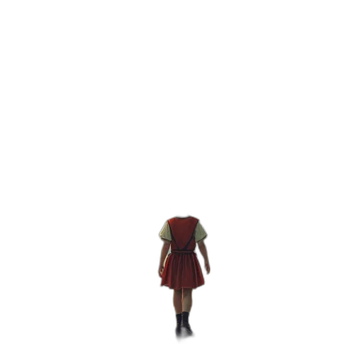 dress, jacket, staff, robot transparent PNG cut-out