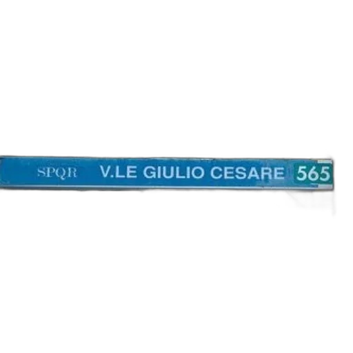 blue, street, sign, rome transparent PNG cut-out