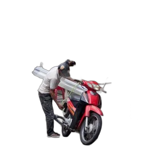jacket, weapon, staff, robot transparent PNG cut-out