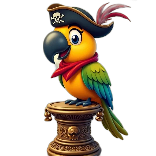 staff, crown, concept art, 3d render transparent PNG cut-out