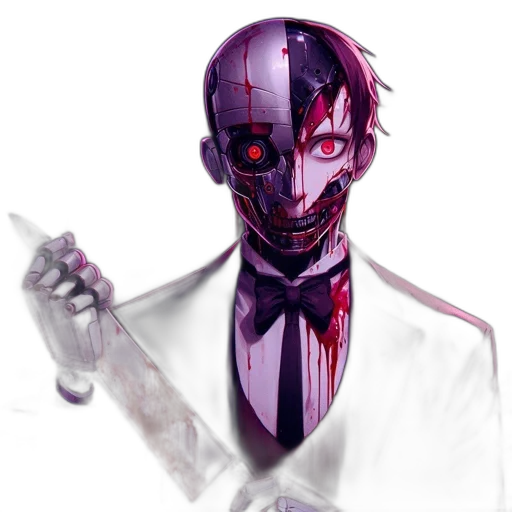 robot, mask, face, staff transparent PNG cut-out