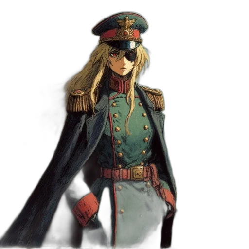 staff, hat, jacket, weapon transparent PNG cut-out