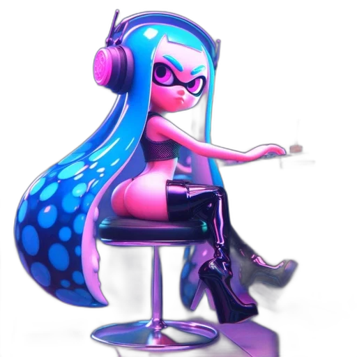 dress, weapon, staff, robot transparent PNG cut-out