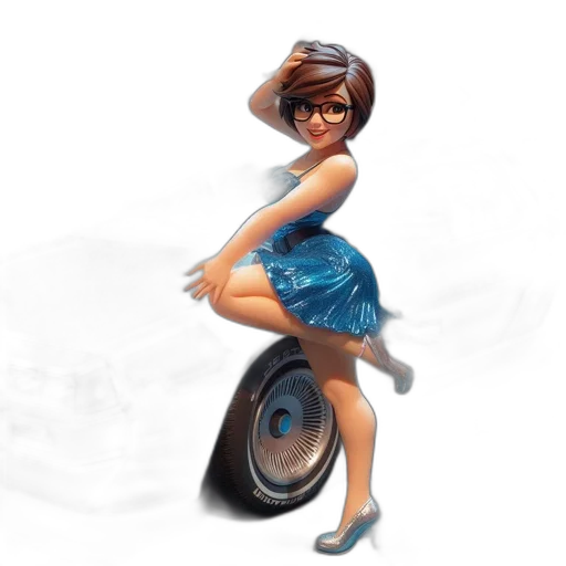 dress, car, robot, shoes transparent PNG cut-out