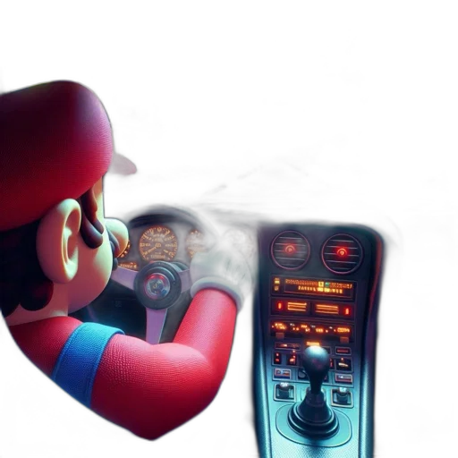 car, robot, mask, concept art transparent PNG cut-out