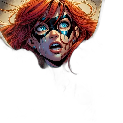 mask, face, comic book art, concept art transparent PNG cut-out