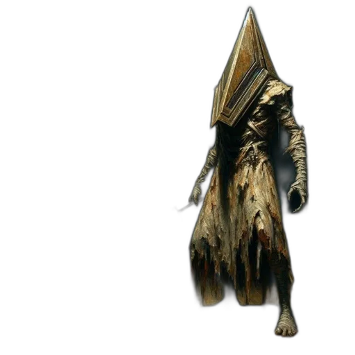 mask, creature, staff, jacket transparent PNG cut-out