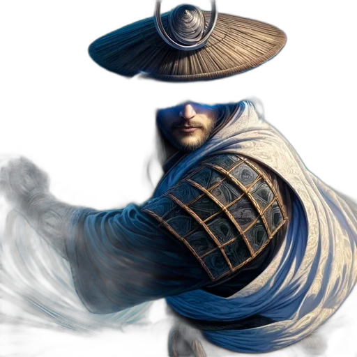 hat, mask, staff, sword transparent PNG cut-out