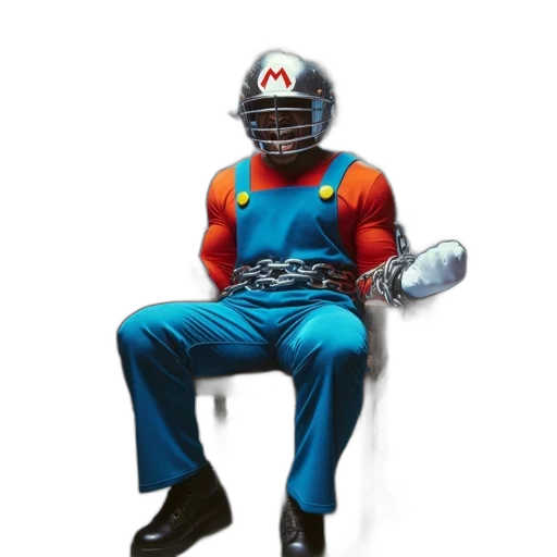robot, staff, concept art, pixel art transparent PNG cut-out