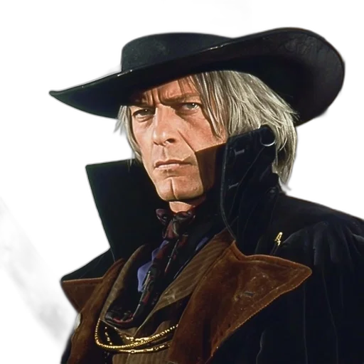 jacket, hat, face, photorealistic transparent PNG cut-out