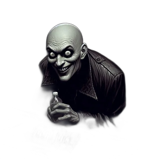 mask, face, jacket, creature transparent PNG cut-out
