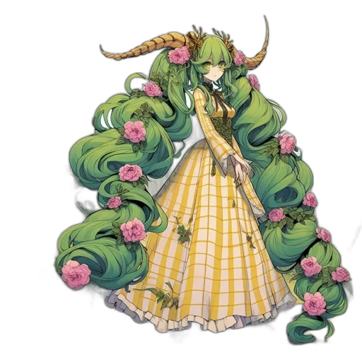 dress, dragon, creature, crown transparent PNG cut-out