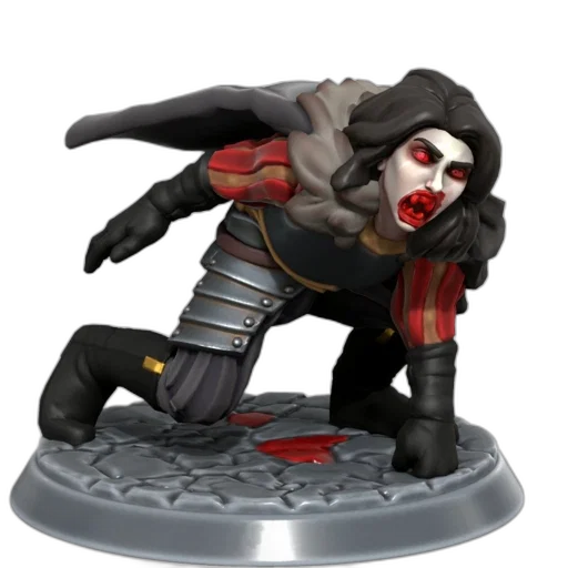 concept art, dynamic, figurine, character transparent PNG cut-out
