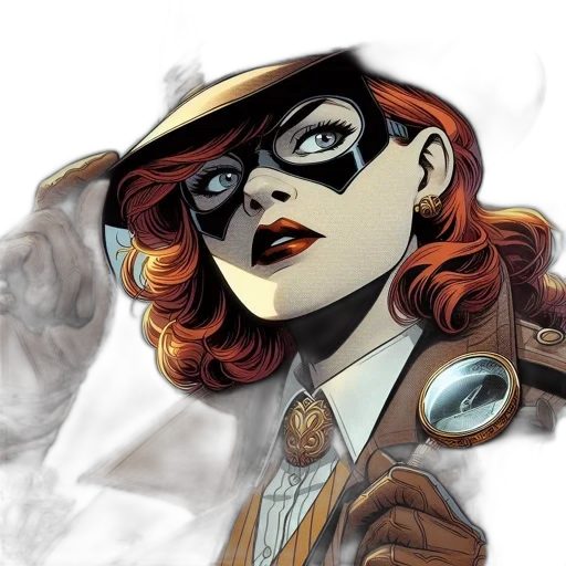 comic book art, concept art, cartoon, fantasy art transparent PNG cut-out