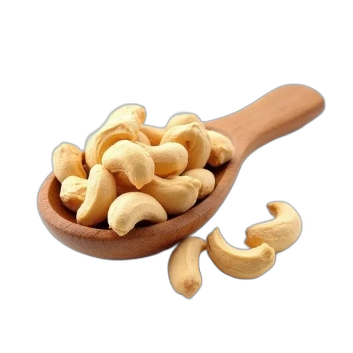 food, cashew, nuts, wooden transparent PNG cut-out