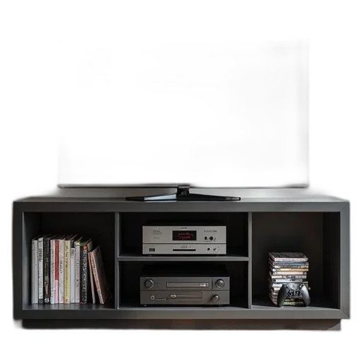 furniture, sleek, modern, entertainment transparent PNG cut-out